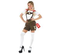 Fun Shack Costume Oktoberfest Donna, Vestito Bavarese Donna, Costume Carnevale Halloween Donna Taglia L