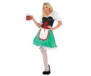 Fun Shack Costume Oktoberfest Donna - Vestito Bavarese Tirolese Dirndl per Feste, Halloween, Compleanni e Party Tradizionali, L