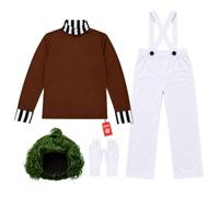 Fun Shack Costume Operaio Cioccolato Uomo, Costume Halloween Uomo, L