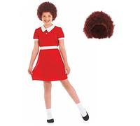 Fun Shack Costume Orfanella Musical Bambina - Vestito Annie per Carnevale, Halloween, Compleanni e Party Bambina., M