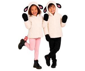 Fun Shack Costume Pecora Bambina, Costume Pecorella Halloween Bambina, XL