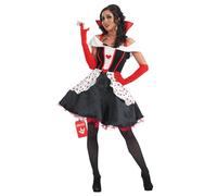 Fun Shack Costume Regina Di Cuori Donna - Vestito Carnevale, Abito per Halloween, Compleanni e Party, Regina Di Cuori, XXL