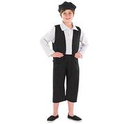 Fun Shack Costume Scolaretto Vittoriano Bambino, Vestito Medievale Bambini Taglia XL