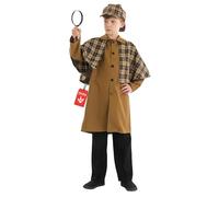 Fun Shack Costume Sherlock Holmes Bambino, Detective Halloween Bambino, XL