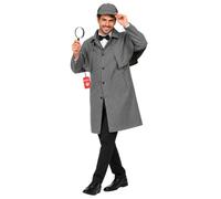 Fun Shack Costume Sherlock Holmes Uomo, Costume Halloween Uomo, M
