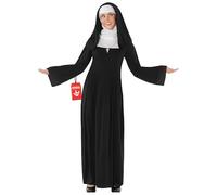 Fun Shack Costume Suora Donna - Vestito Carnevale, Abito Religioso per Halloween, Compleanni e Party., S