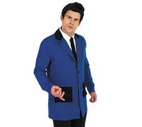 Fun Shack Costume Teddy Boy Blu - Abito Anni 50 Uomo per Carnevale, Halloween, Compleanni e Party Vintage Retrò, L