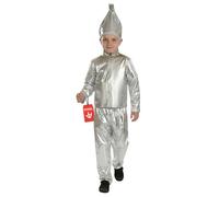 Fun Shack Costume Uomo di Latta Bambina, Costume Robot Halloween, L