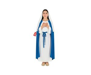 Fun Shack Costume Vergine Maria Bambina - Vestito Presepe Vivente per Bambini, Abito Tradizionale per Natale e Recite, XL