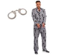Fun Shack Häftling Costumi, detenuto, Large Uomo
