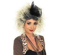 Fun Shack Parrucca Pop Star, Parrucche Anni 80 Parrucca Cantante, Parrucca Riccia Capelli, Costumi Di Carnevale Da Donna Disponibile in Taglia Unica