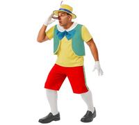 Fun Shack Real Boy - Costume da burattino in Legno, da Uomo, da Film e Libro di Fiabe, Taglia XL