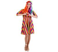 Fun Shack Vestito Arcobaleno Donna - Costume Carnevale Donna, Abito Colorato per Feste, Halloween e Party a Tema, XL