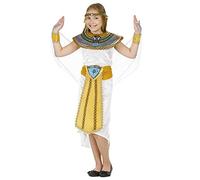 Fun Shack Vestito Carnevale Egiziana Bambina - Costume Cleopatra per Halloween, Compleanni e Party, Abito Tradizionale Egiziano, L