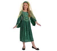 Fun Shack Vestito Da Principessa Bambina - Costume Dama Medievale per Carnevale, Halloween, Compleanni e Party Bambina, M