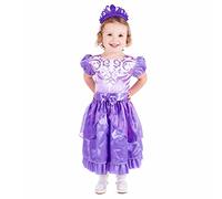 Fun Shack Vestito Regina Ametista Bambine, Costume Halloween Bambine Taglia 1-2 anni