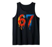 Fun Six Seven 6 7 Meme Design 6 7 Canotta