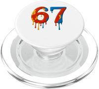Fun Six Seven 6 7 Meme Design 6 7 PopSockets PopGrip per MagSafe