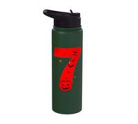 Fun Six Seven 6 7 Meme Design Coppie Halloween Stainless Steel Insulated Water Bottle