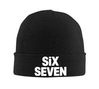 Fun Six Seven 67 Meme Viral Gen Alpha Slang Design Cappelli a Cappello Berret A Maglia Invernale Cappello Vintage Hippie Maschile con Cappellino Avvolgente