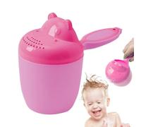 Fun Splash Rinse Cup - Smooth Hair Wash, Soft Rinse Cup for gentle washing, Non Slip Handle, Kids Bath Accessory with drip free control, Easy Pour Cups for rinsing and shampooing