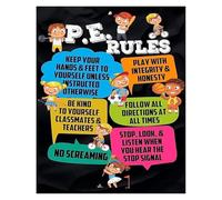 Fun Sports Cartoon Poster for Kids Classroom and Bedroom Wall Decor Educational Activity Chart(Framed,16x24inch(40x60cm))