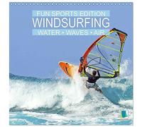 Fun sports edition: windsurfing - water, waves and air (Wall Calendar 2026 12" x 24" / 30 x 60 cm (aperto) Calvendo 12 Month Wall Calendar