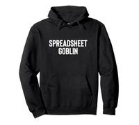 Fun Spreadsheet Goblin Humor Design Felpa con Cappuccio