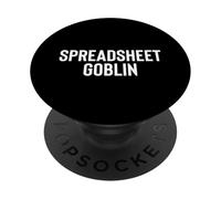 Fun Spreadsheet Goblin Humor Design PopSockets PopGrip Adesivo