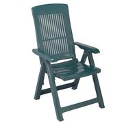 Tampa Antracite Sedia Pieghevole Vollkunststoff da Giardino Terrazza