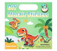 Fun Stickers - 2-in-1 Funny DIY Mosaic Learning Craft Kits, Creative