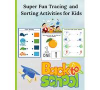 Fun Tracing and Sorting Activities for Kids: Boost Early Learning Skills: A Fun and Educational Workbook for Preschool and Kindergarten (Ages 3-6)