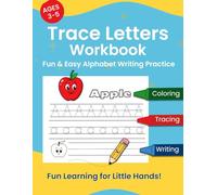 Fun Tracing Letters Workbook for Kids Ages 3-5: A playful handwriting practice book with alphabet tracing, coloring, and early writing fun for preschool and kindergarten