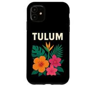 Fun Tulum Mexico Summer Adventure, design con fiori tropicali Custodia per iPhone 11