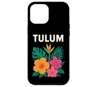 Fun Tulum Mexico Summer Adventure, design con fiori tropicali Custodia per iPhone 12 Pro Max