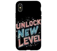Fun Unlock New Level - Costume per adulti e bambini Custodia per iPhone X/XS