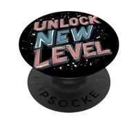 Fun Unlock New Level - Costume per adulti e bambini PopSockets PopGrip Adesivo