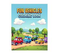 Fun Vehicles Coloring Book
