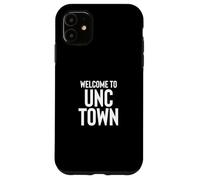 Fun Welcome to Unc Town Old Millennial Gen X Custodia per iPhone 11