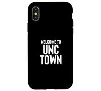 Fun Welcome to Unc Town Old Millennial Gen X Custodia per iPhone X/XS