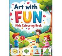 Fun With Arts: Look and Fill Coloring Book for Kids (With Colored Sample Images)