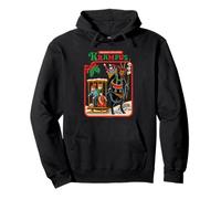 Fun with Krampus Christmas Retro Vintage Funny Adult Humor Felpa con Cappuccio