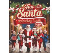Fun with Santa Coloring Book for kids' part 4: What a fun, easy and relaxing way to colour with friends, family, or just by yourself.