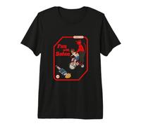 Fun with Satana Vintage Childgame Horror Goth Punk Maglietta Premium