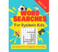 Fun Word Searches for Kids: Dyslexia Friendly Puzzles: Engaging Activity Book for Ages 7-10 | Boost Reading, Focus & Confidence