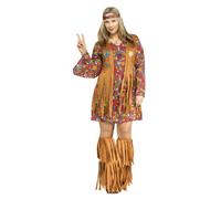 Fun World Amore Pace Hippie 60s Vintage Adulto Donna Halloween Costume 123455