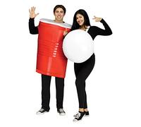 Fun World Costume da Beer Pong per adulti, taglia unica