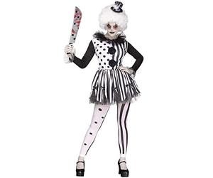 Fun World Costume da clown assassino da donna, Nero, L