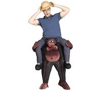 Fun World Costume da Gorilla scappato dallo Zoo per Adulto