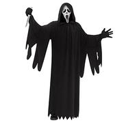 Fun World - Costume di faccia da fantasma per adulti con licenza ufficiale per il 25° anniversario, edizione cinematografica, taglia unica standard